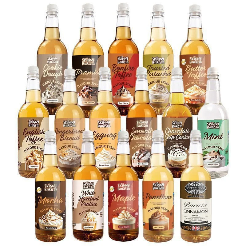 The Skinny Food Co Baristasirap Mega Pack (16 × 1L)