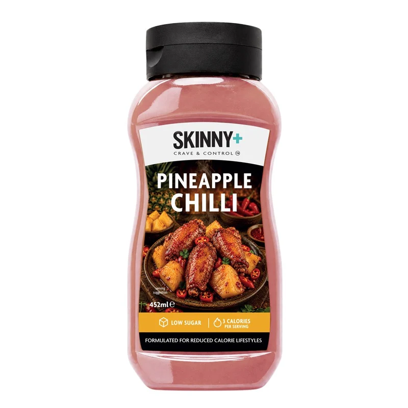 Skinny+ Sockerfri Skinny Sås med Ananas och Chilismak - 452 ml