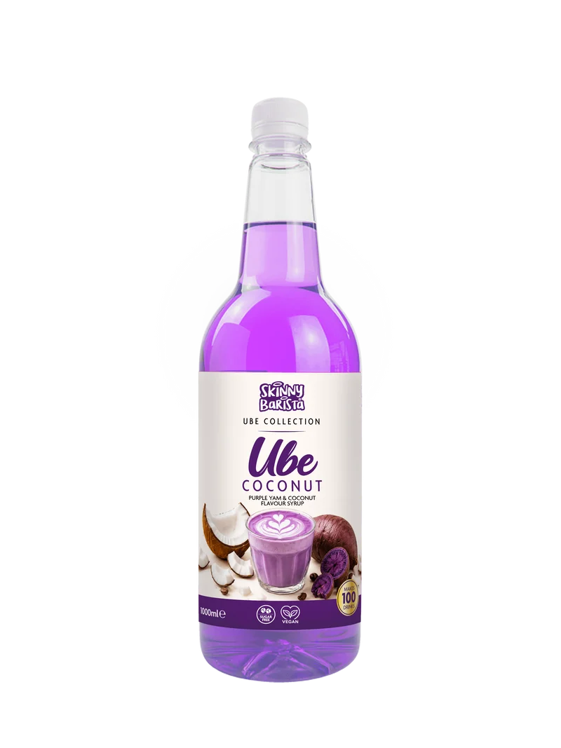 Skinny Barista Ube Kokossirap - Lågkalori Sockerfri - 1 Liter