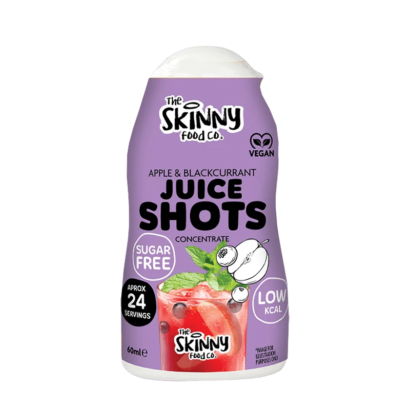 Skinny Apple & Black Vinberry Sockerfri Juice Shot - 60ml