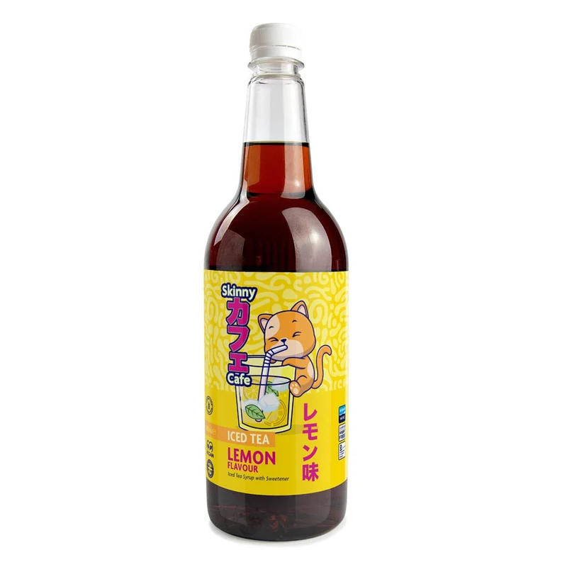 Skinny Caffe Citronsmak Zero Sugar Iced Tea Sirap - 1 liter