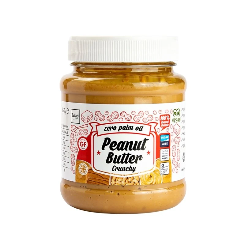 (Rea, Bäst före, juni 2023) Skinny 100% Pure Jordnötssmör - Krispigt 350g