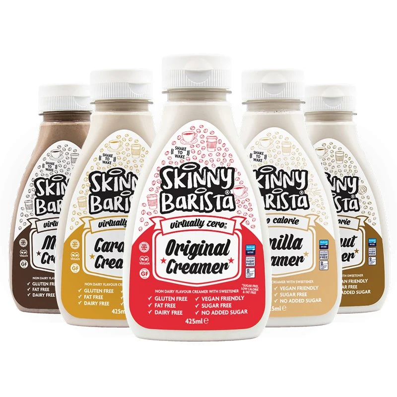 Skinny Food Co Coffee Creamers Bundle Of 5 (Non Dairy Creamer) - 425 ml
