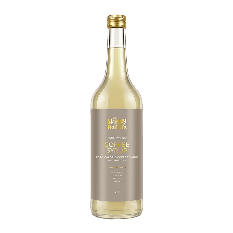 Premium Skinny Barista Fransk Vaniljsmak Kaffesirap - 1 Liter
