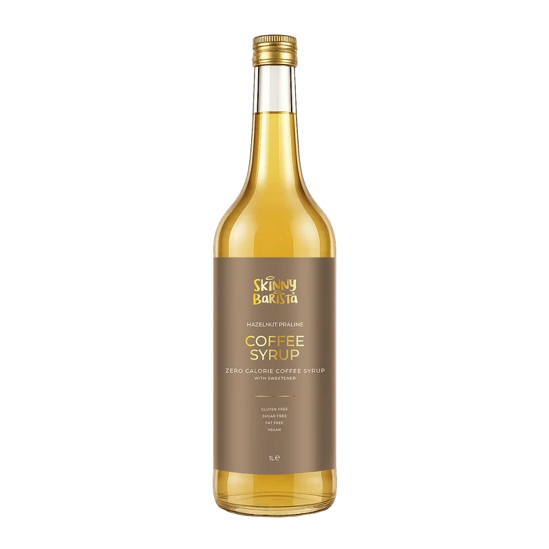 Premium Skinny Barista Hasselnötssmak Kaffesirap - 1 liter