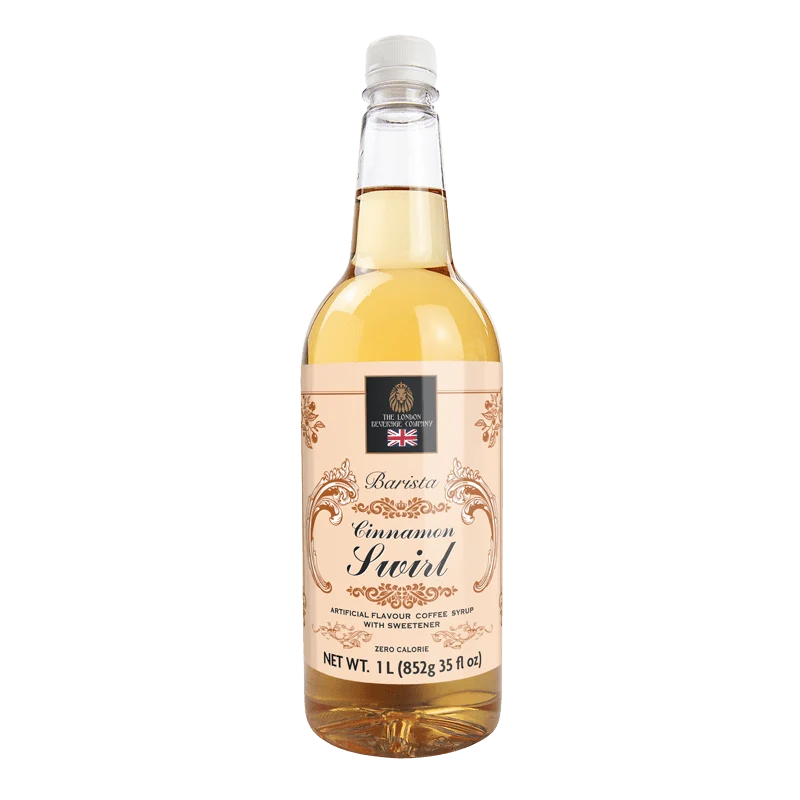 London Beverage Company Cinnamon Swirl Skinny Coffee Sirap - 1 liter US
