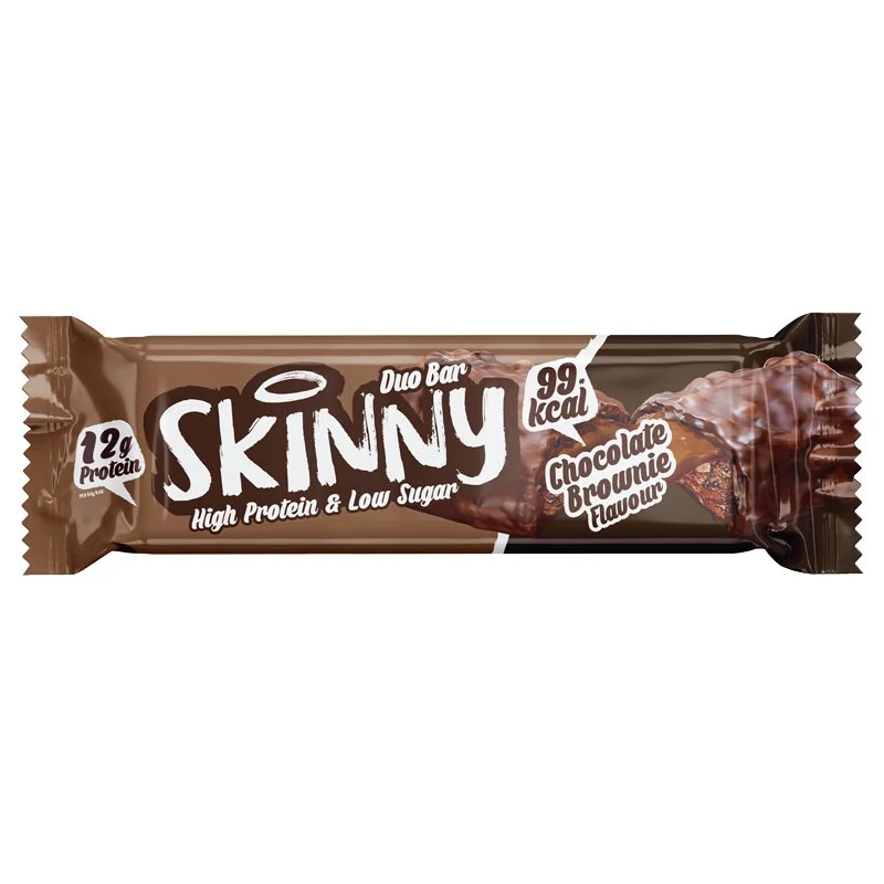 Slimmad Duo Bar med Chokladbrowniesmak och Högt Proteininnehåll och Lågt Socker - 60 g