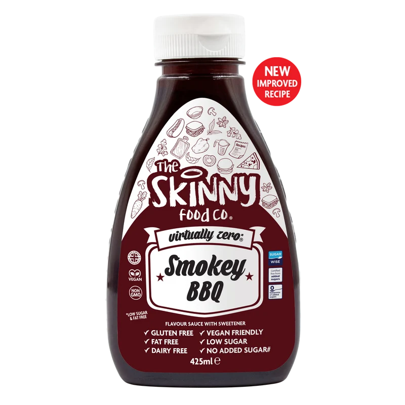 Smokey BBQ Virtually Zero© Calorie Skinny Sauce - 425ml