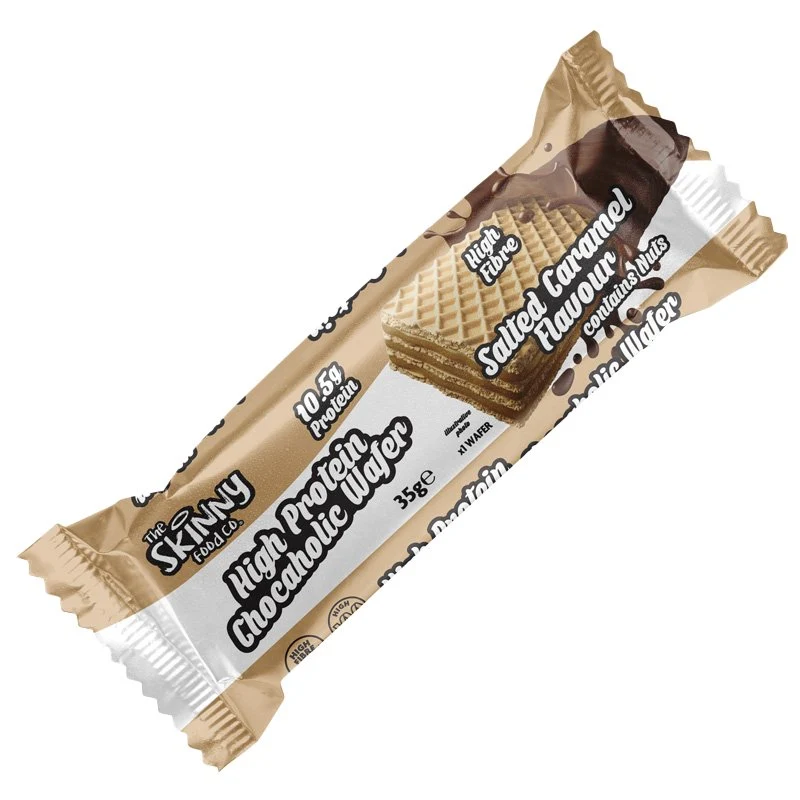 Skinny Chocaholic Salted Caramel High Protein Wafer 35g