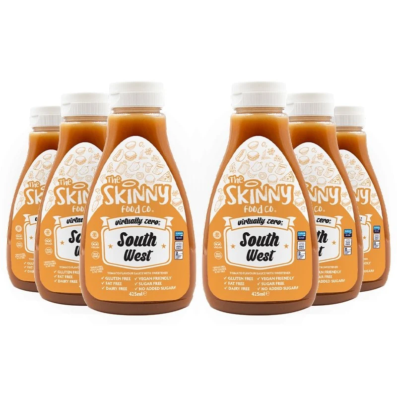 Case South West Virtually Zero© Calorie Skinny Sauce - 425ml x 6 enheter