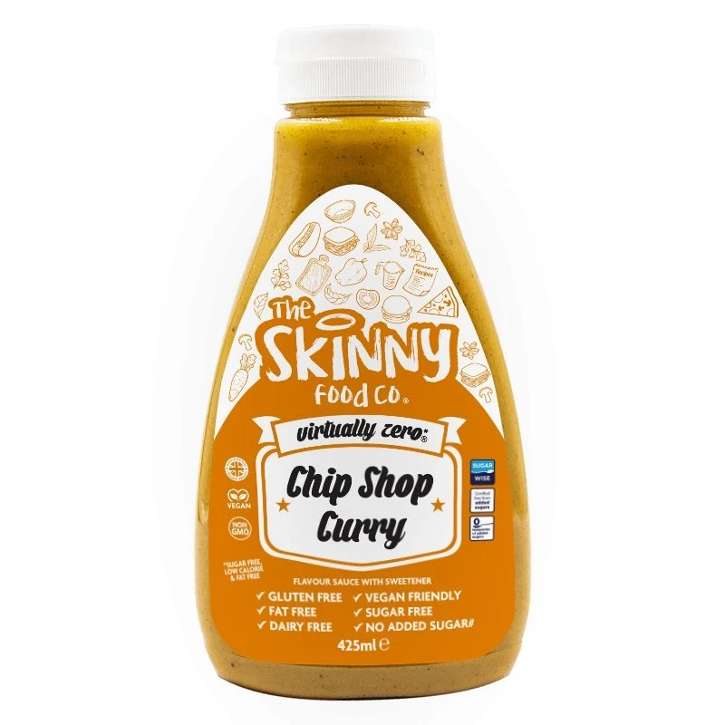 Chip Shop Curry Praktiskt taget noll Sockerfri Skinny Sauce - 425ml