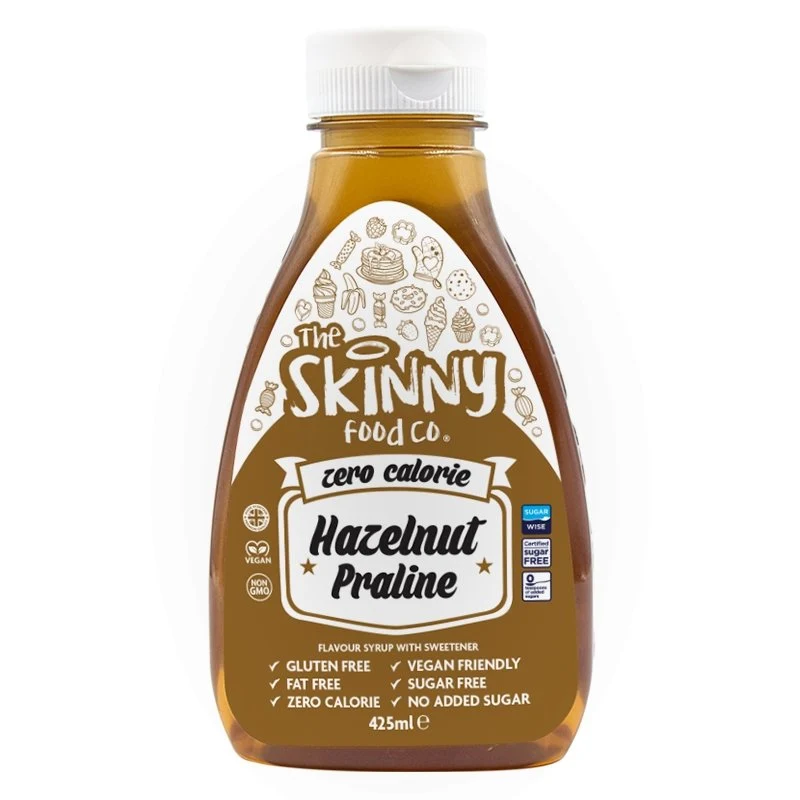 Hasselnötspralin Zero Calorie Sockerfri Skinny Sirap - 425ml