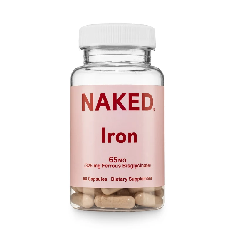 Daily Iron Supplement | Naked Iron - 60 Capsules