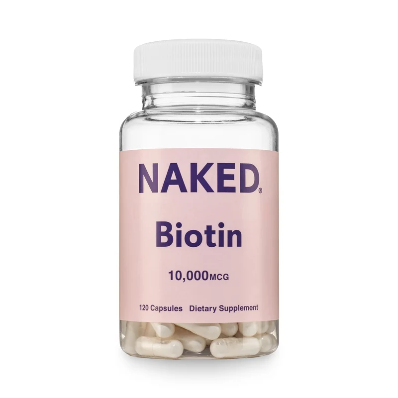 Daily Biotin Supplement | Naked Biotin - 120 Capsules