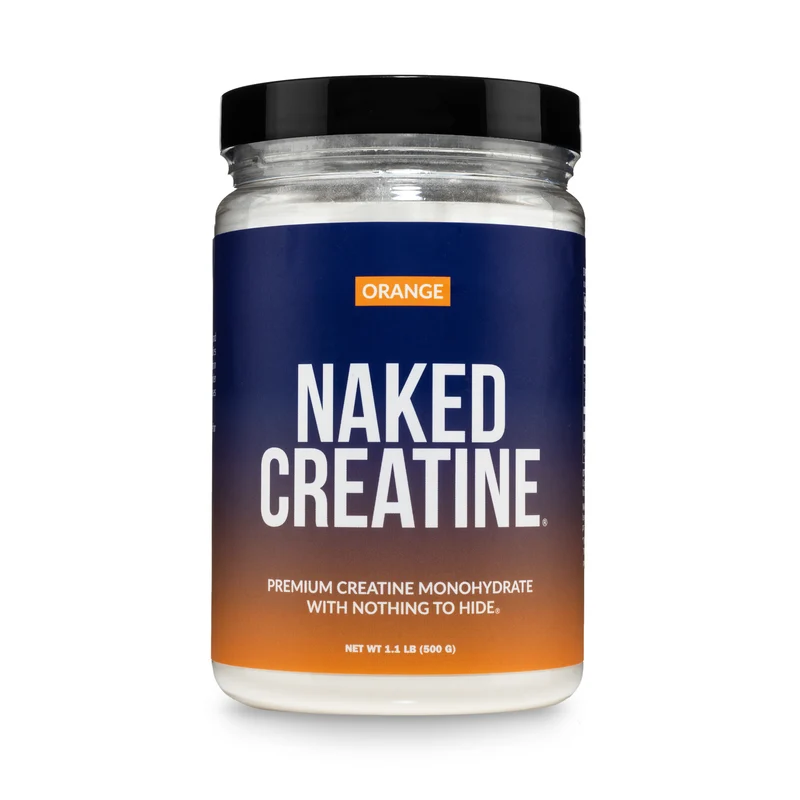 Orange Creatine Monohydrate Powder | Naked Creatine - 1.1LB