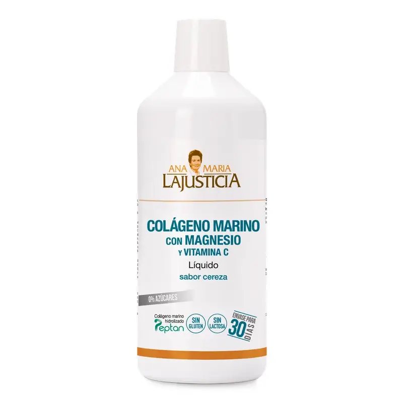 Anamarialajusticia Marine Collagen with Magnesium + Vitamin C, 1 l