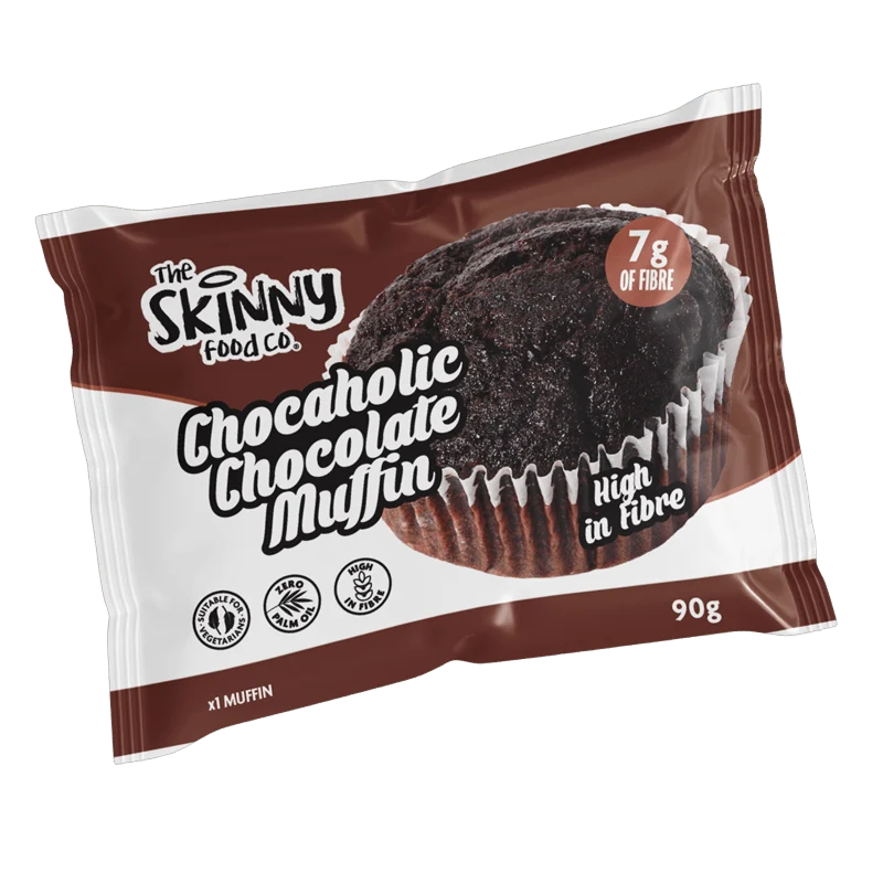 (Rea, bäst före 26 juni) Skinny (HFSS-kompatibel) Fiberrik muffins 90 g x 1 (4 smaker)