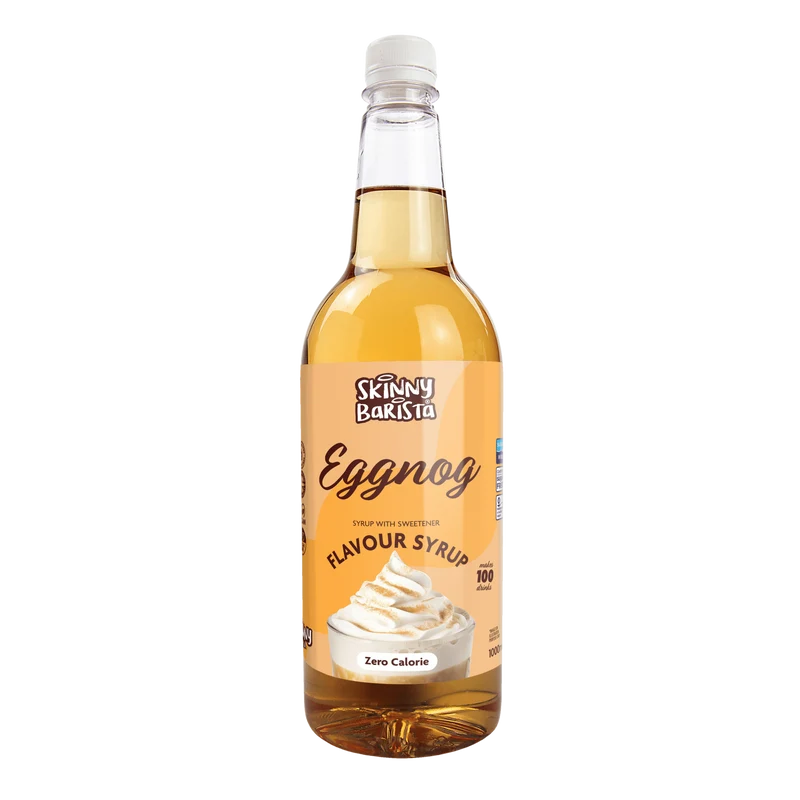 Äggnogsmakssirap - Noll kalori sockerfritt skinnkaffe - 1 liter