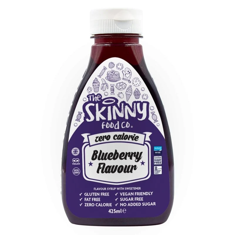 Blåbärssirap - Noll kalorier Sockerfri Skinny Sirap - 425ml