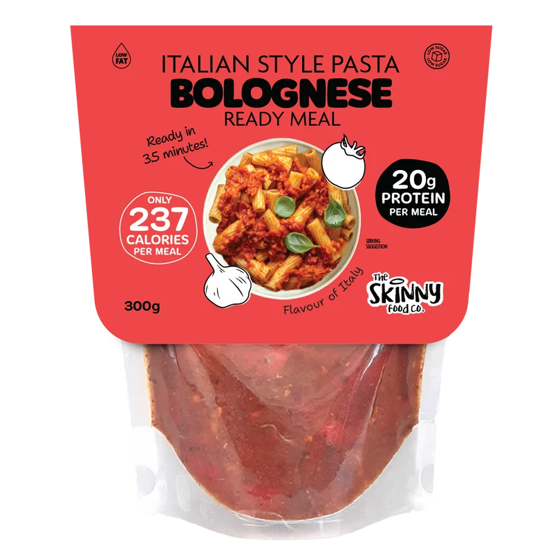 Skinny Italian Pasta Bolognese 237 kalorier Färdigrätt - 300 g (Även i 10-pack)