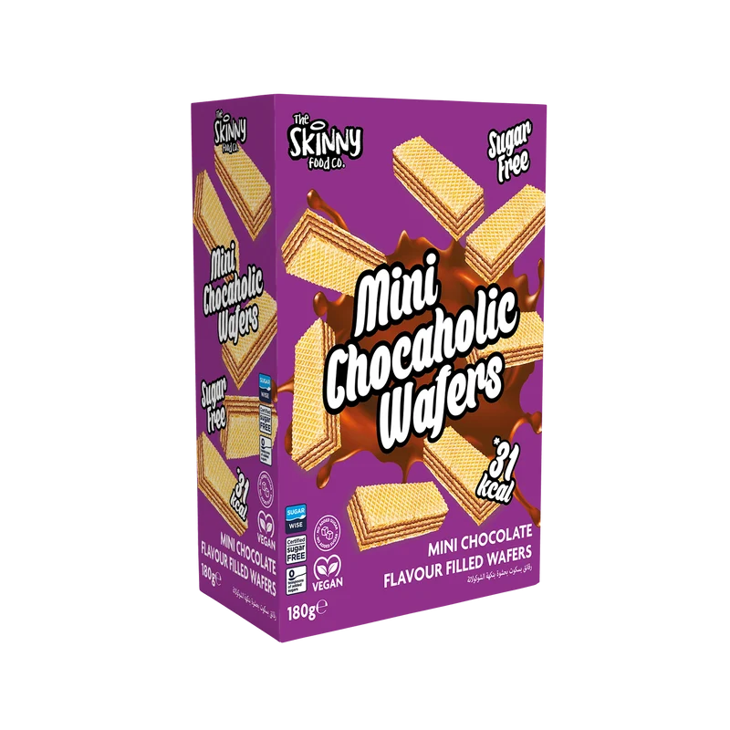 Skinny Mini Chocaholic Wafers 180g