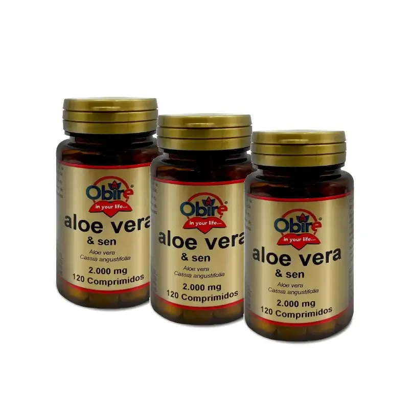 Obire Aloe Vera, Pack of 3 x 120 tablets