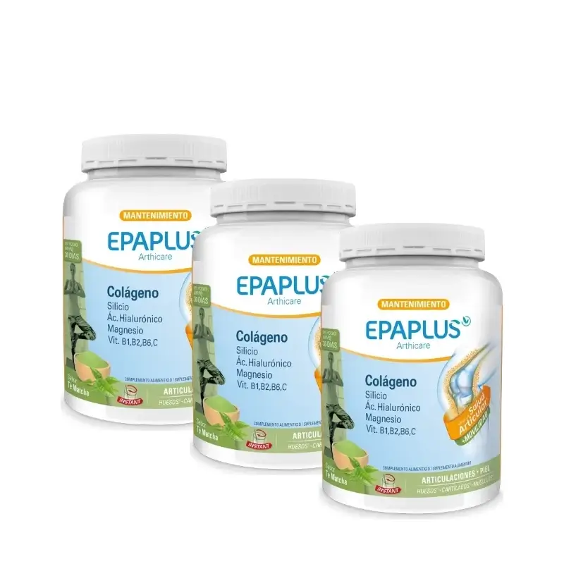 Epaplus Arthicare Collagen & Matcha Powder 30 Days, 30 units, pack of 3