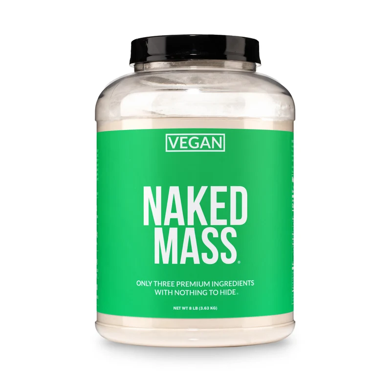 Vegan Mass Gainer Supplement | Naked Vegan Mass - 8LB