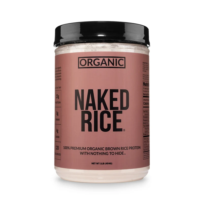 Organic Brown Rice Protein Powder 1lb | Naked Rice - 1lb