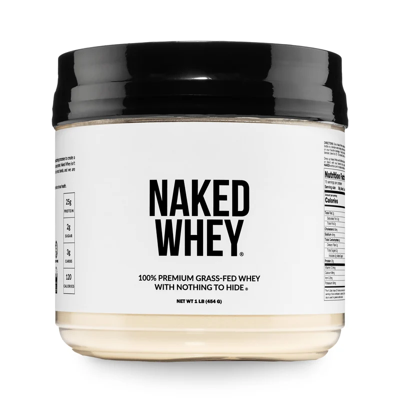 Grass Fed Whey Protein Powder | Naked Whey - 1LB