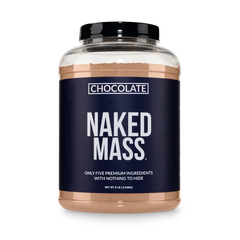 Chocolate Mass Gainer Protein Supplement | Naked Chocolate Mass - 8LB