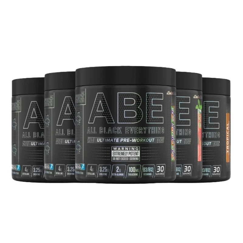 ABE - ALL BLACK ALLT FÖRE TRÄNING (14 smaker tillgängliga) 375 g