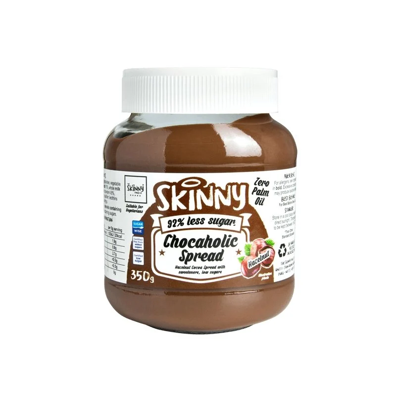 Choklad Hasselnöt Low Sugar Chocaholic Skinny Spread - 350g