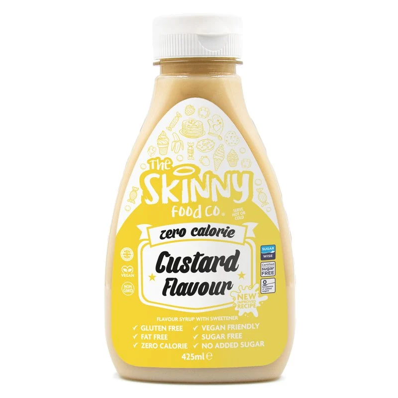 Sockerfri vaniljsås - Noll kalorier Sockerfri Skinny Sirap - 425ml