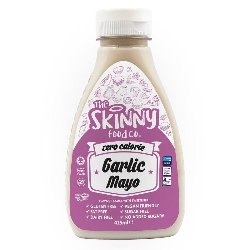 Vitlök Mayo Zero Calorie Sockerfri Skinny Sauce - 425ml