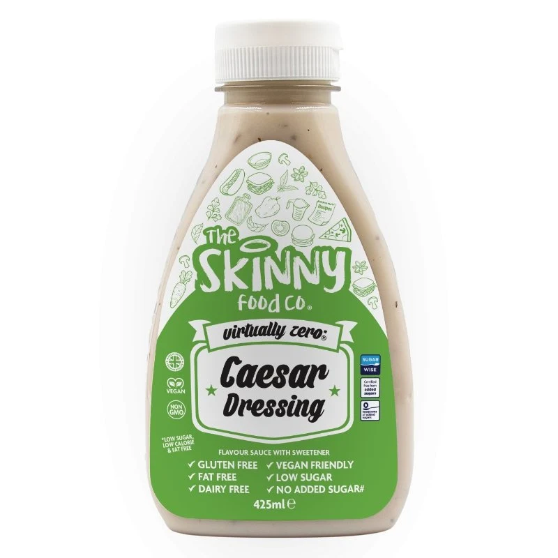 Caesar Dressing Flavor Virtually Zero© Sockerfri Skinny Sauce - 425ml