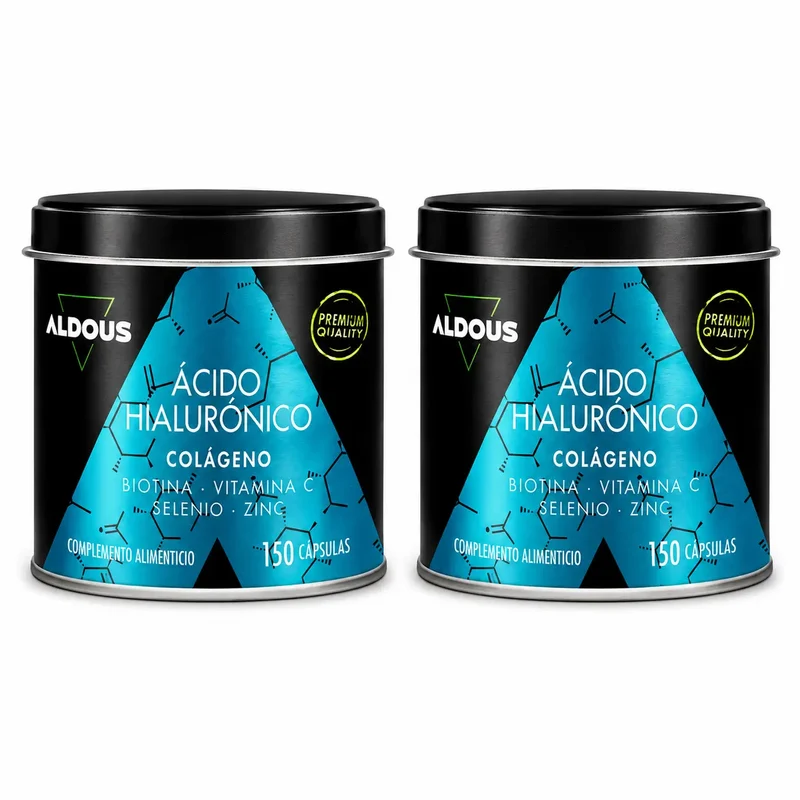 Aldous Bio Hyaluronic Acid With Collagen, Vitamins And Minerals, 120 Caspsules , pack 2