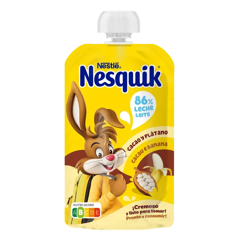 Nestlé Nesquik Cocoa and Banana, 8 x 110g