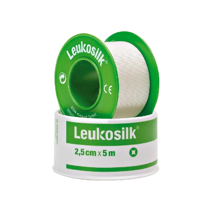 Leukosilk® 5 m x 2,50 cm | Förpackning (1 st)