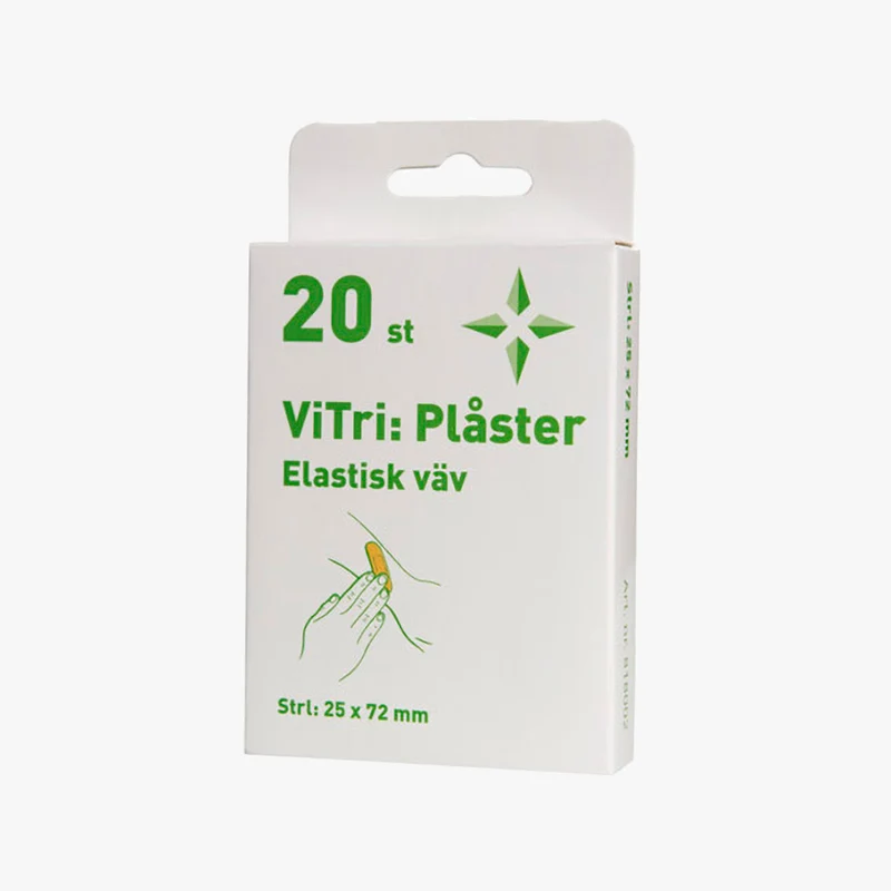 ViTri elastiskt vävplåster 25 × 72 mm – 20 st
