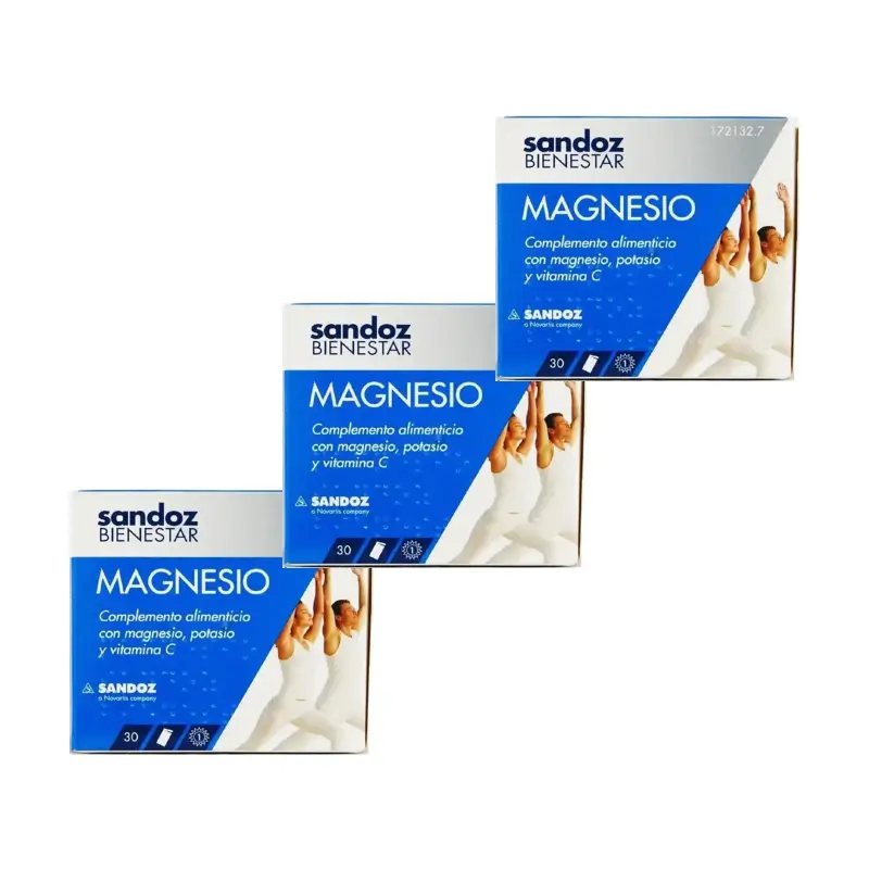 Sandoz Bienestar Magnesium Pack of 3 x 30 sachets