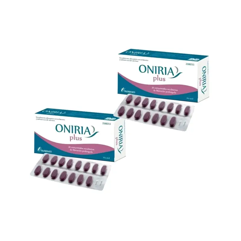 Oniria Plus Extended-Release Coated Tablets, Pack of 2 x 30 tablets