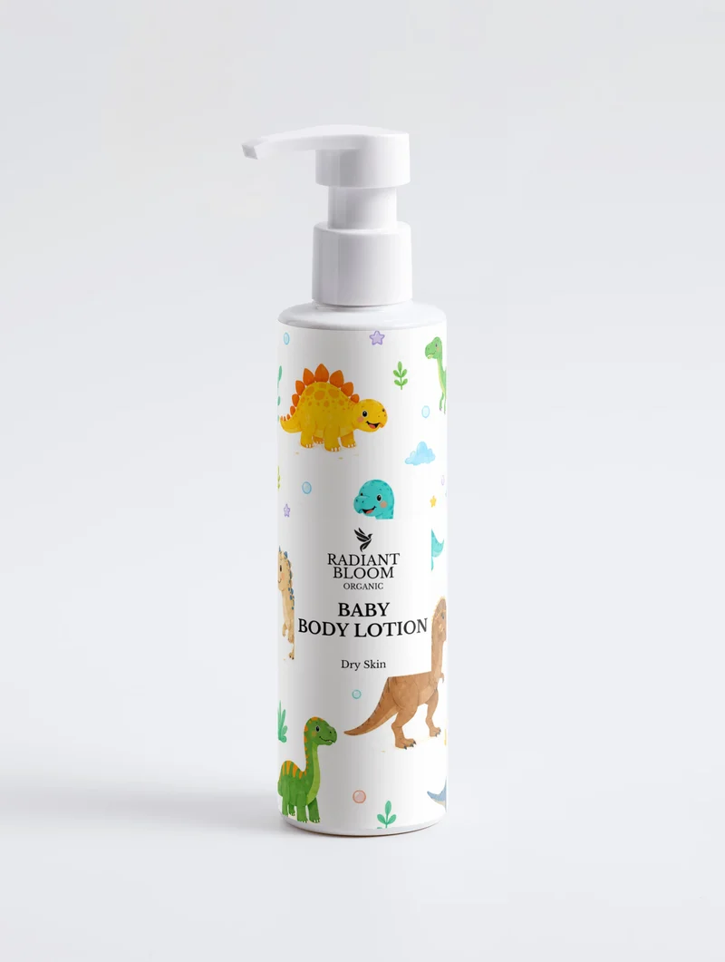 Organic Baby Lotion for Sensitive, Dry Skin