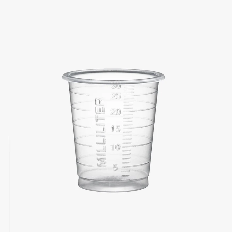 Medicinbägare plast Eco 30 ml smal transparent 90 st