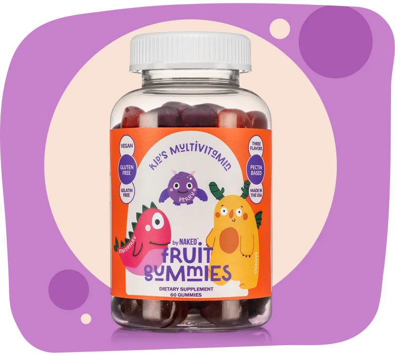 Kids Multivitamin Gummies | 60 Fruit Gummies
