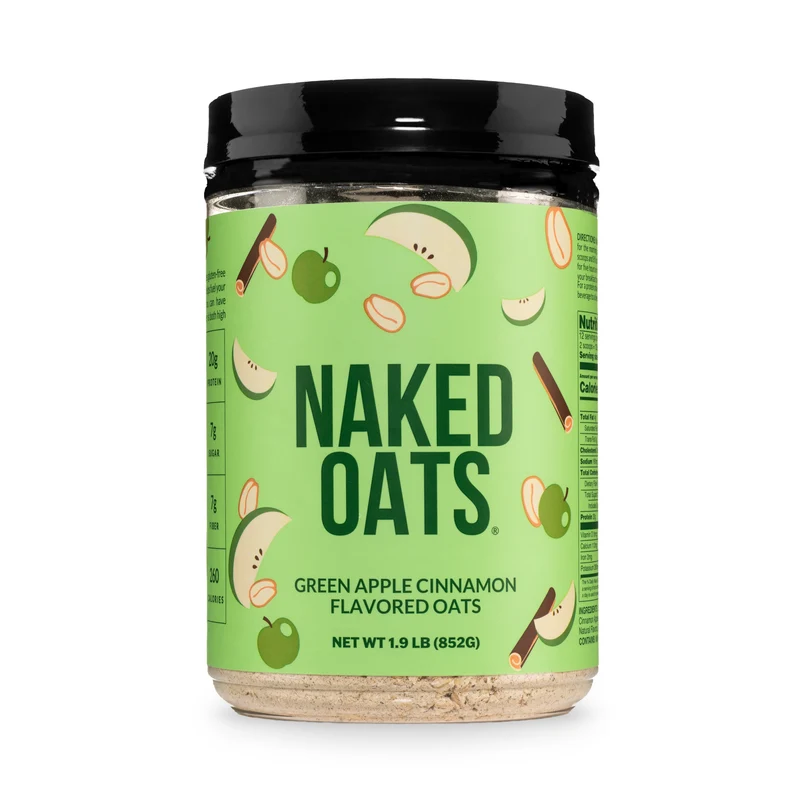 Green Apple Cinnamon Protein Oats | Naked Oats