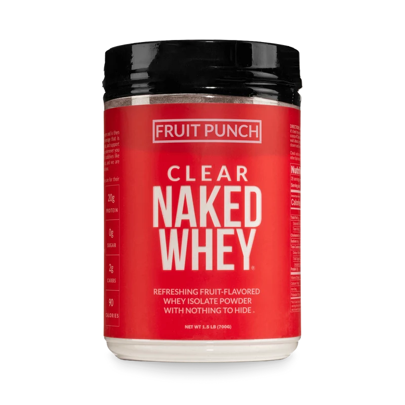 Fruit Punch Whey Protein Isolate | Clear Naked Whey