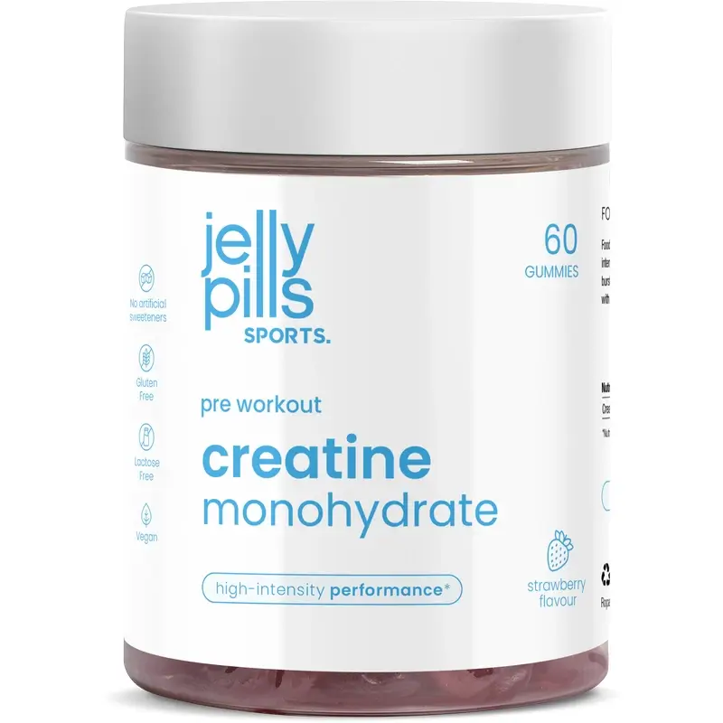 Jelly Pills Creatine Monohydrate Strawberry, 60 units
