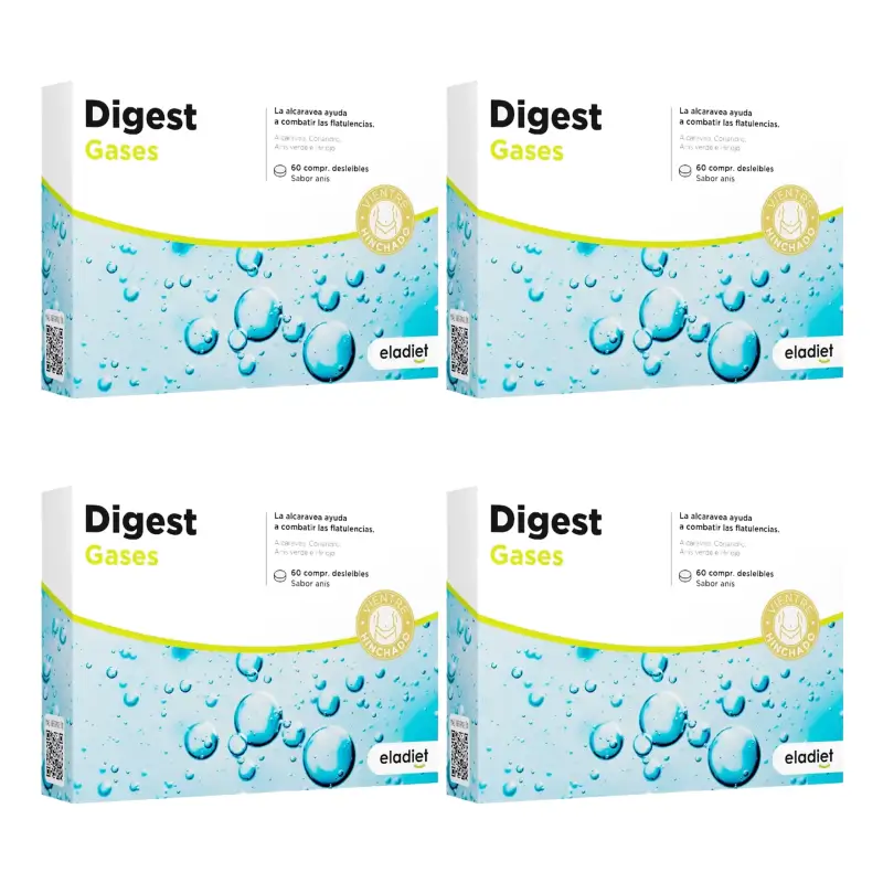 Eladiet Digest Gases (Aero), 4 x 60 comprimidos