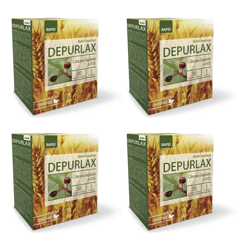 Dietmed Depurlax Rapid, 4 x 30 tablets